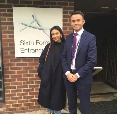 Michelle e suo fratello minore Andrew