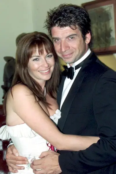 Suzi Perry con Nick nel settembre 2002