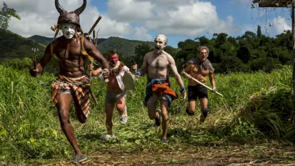 To Christopher z Rodziny Soprano w bieliźnie.