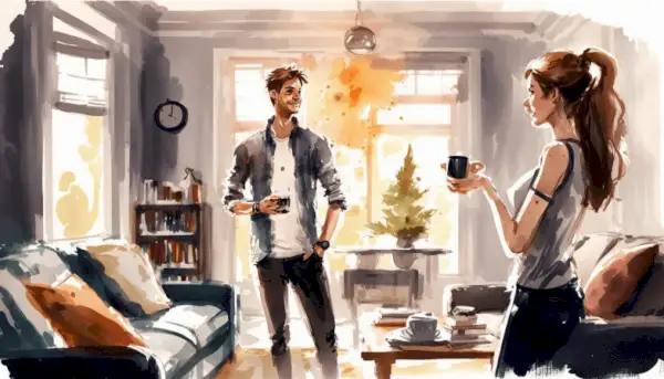 Vesimies Nainen tykkää ja ei pidä