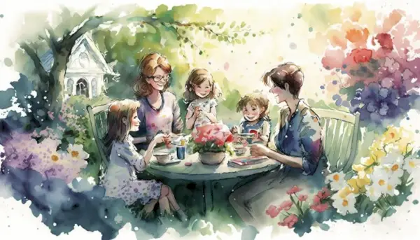 Vesimiehen ystävät ja perhe