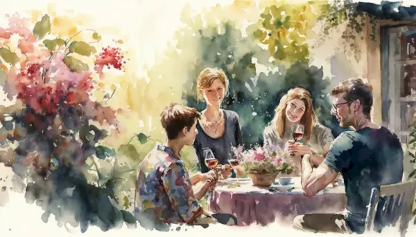 Jousimiehen ystävät ja perhe