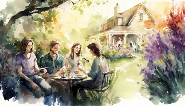 Leo ystävät ja perhe